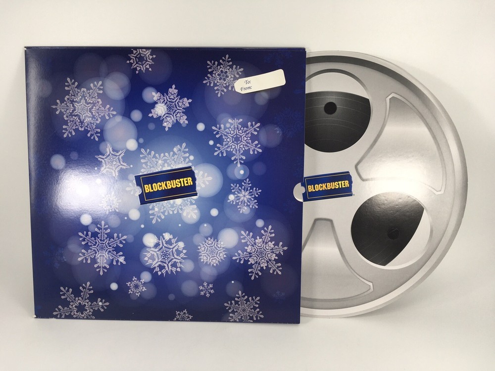 RARE ORIGINAL Blockbuster Video Record Vinyl Gift Holder Display