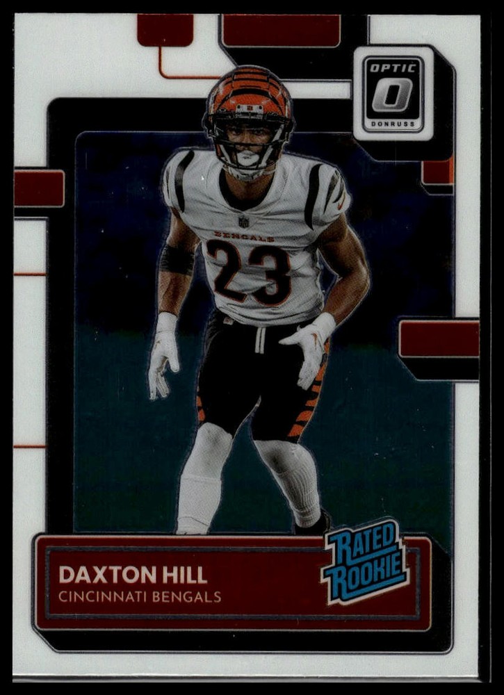 2022 Donruss Optic #257 Daxton Hill Rated Rookie Football Card
