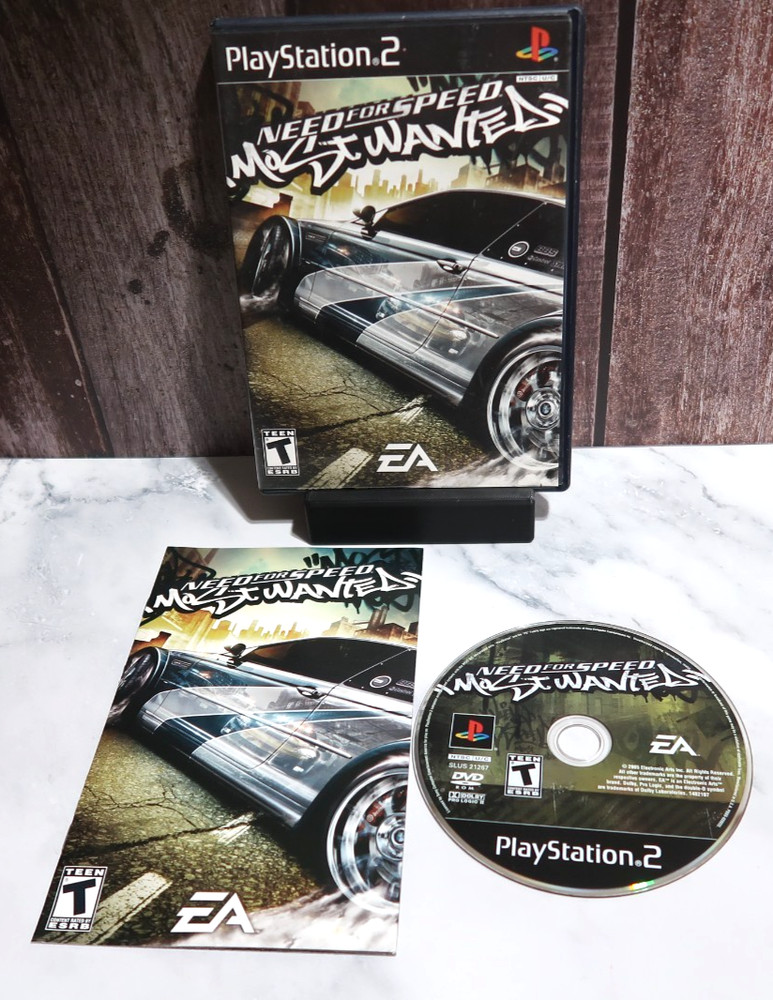 Need for Speed: Most Wanted PS2 (Sony PlayStation 2, 2005) CIB Black Label
