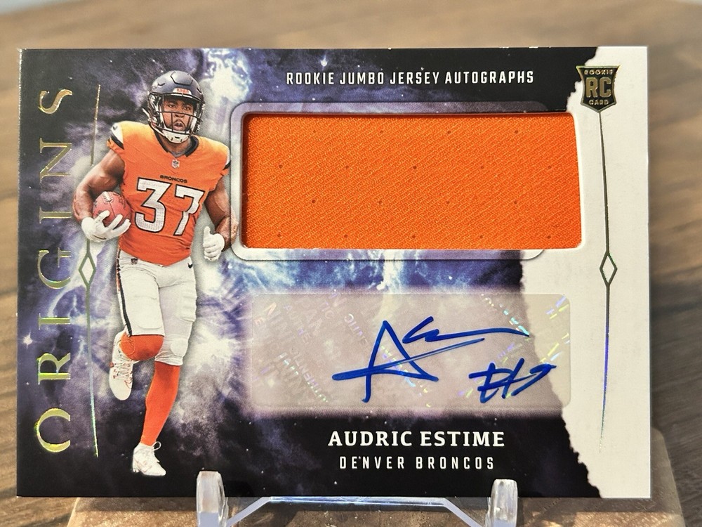 2024 Origins AUDRIC ESTIME Rookie Jumbo Relic AUTO RC