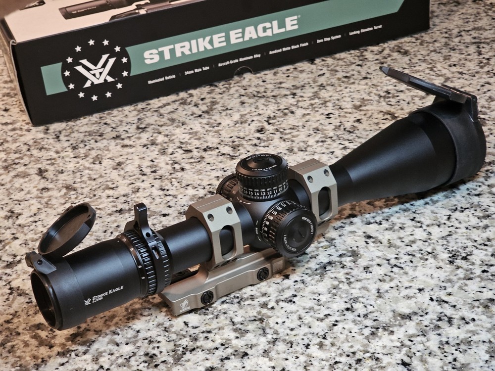 Vortex Strike Eagle 5-25x56 FFP Riflescope with EBR-7C MOA and ADM QD Mount