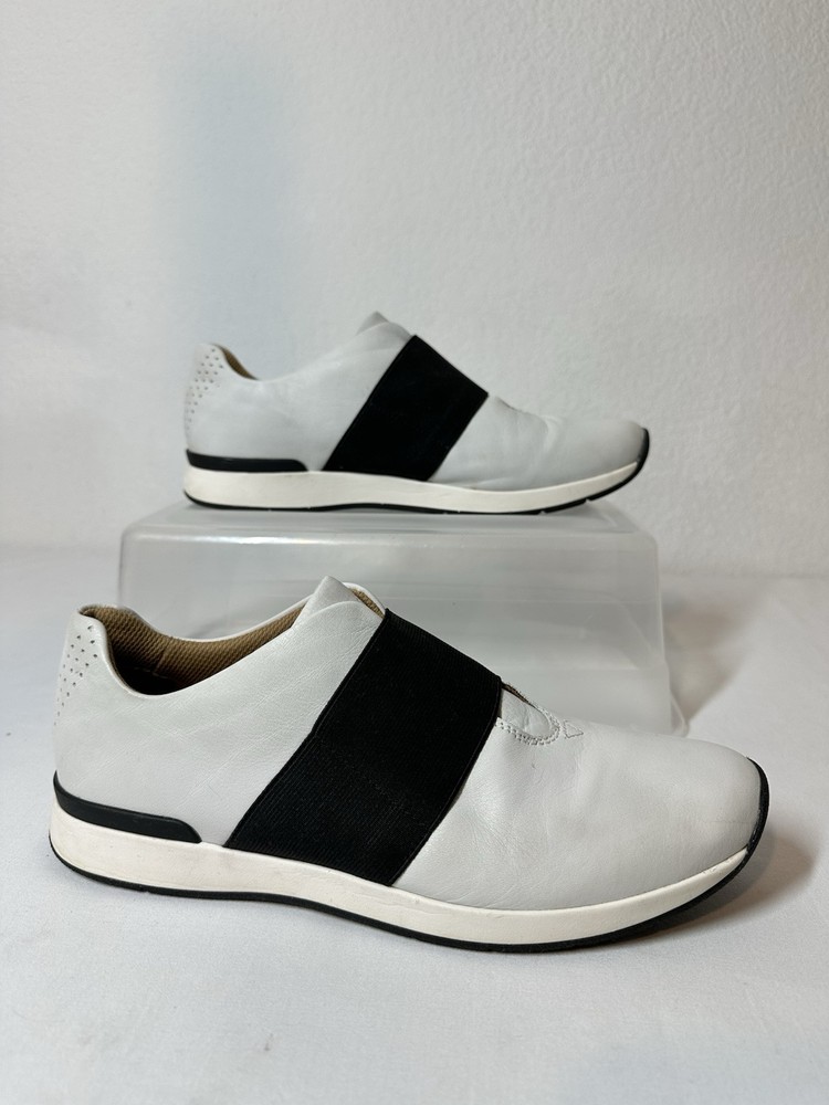 Vionic Codie Womens Size 10 White Leather Slip On Sneakers for All-Day Comfort  