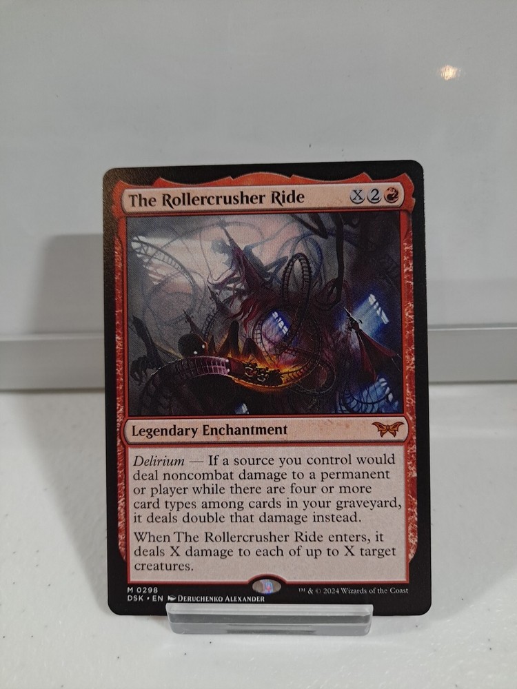 Magic The Gathering The Rollercrusher Ride Duskmourn: House of Horror Mythic