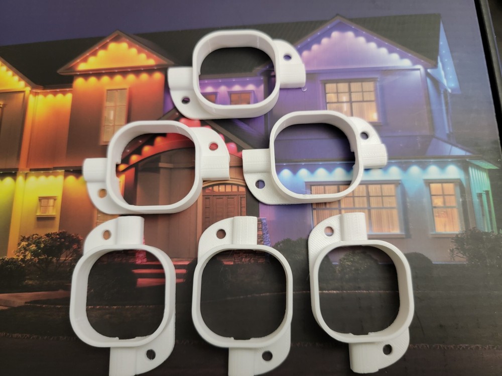 Govee Permanent Outdoor Lights Mounting Bracket for Pro Series White 100' Foot