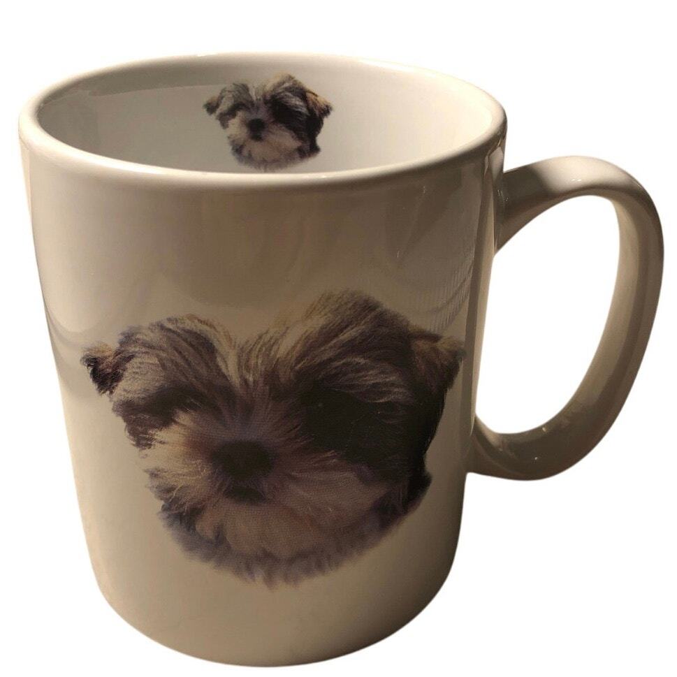 Shih Tzu Large 18 oz Mug with description of character