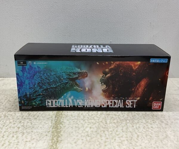 Godzilla vs Kong Special Action Figure Set Bandai Tamashii Nations Web Exclusive