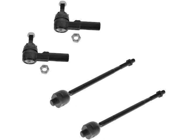 Front TRQ 4 Piece Tie Rod Set Tie Rod End Set fits Saturn SC 1991-1992 88CFHT
