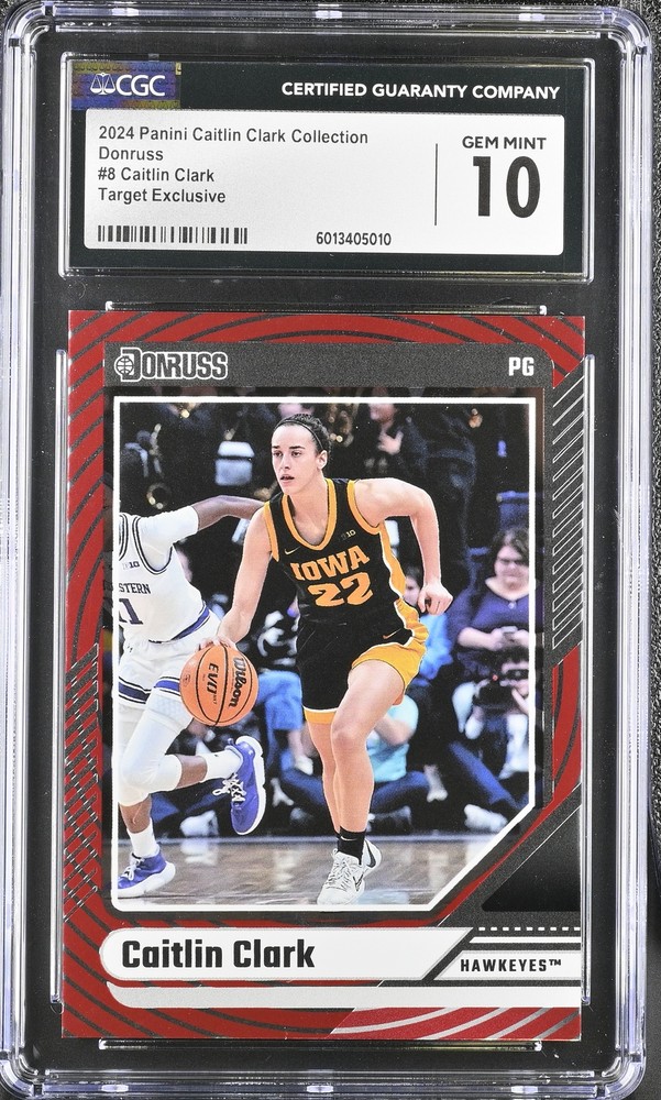 2024 Panini Caitlin Clark Collection #8 Target Exclusive Donruss CGC 10