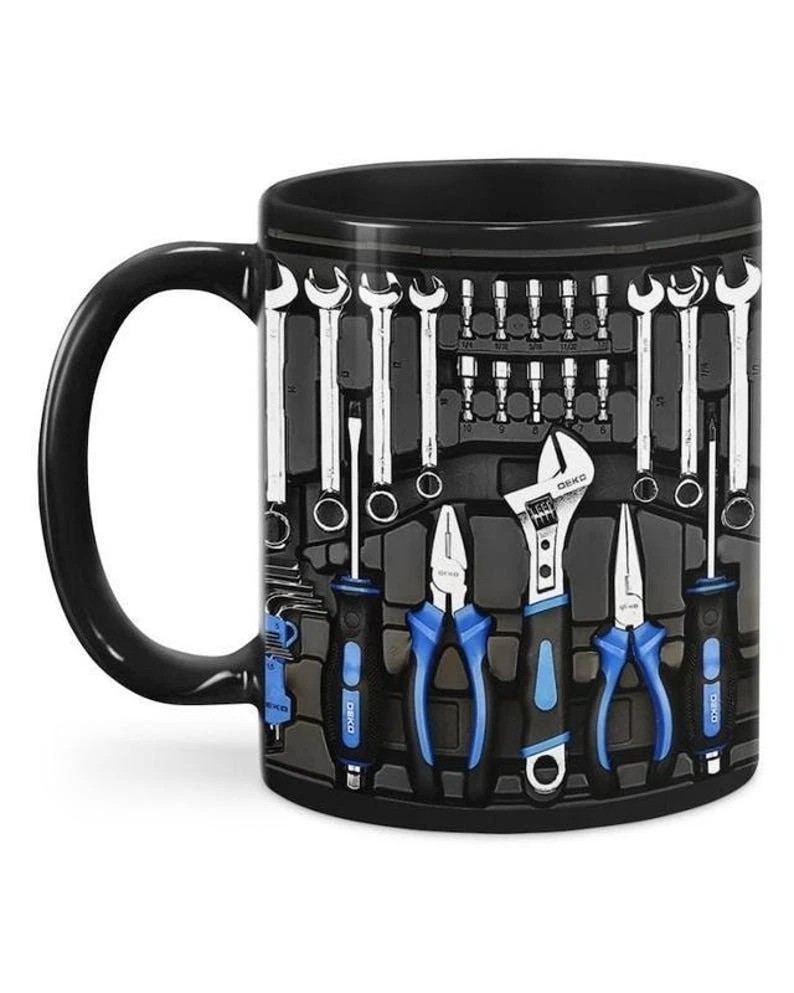 Mechanic Toolbox Set Mug - Handyman Gift, Car Mechanic, Machinist Tool Kit Coffe