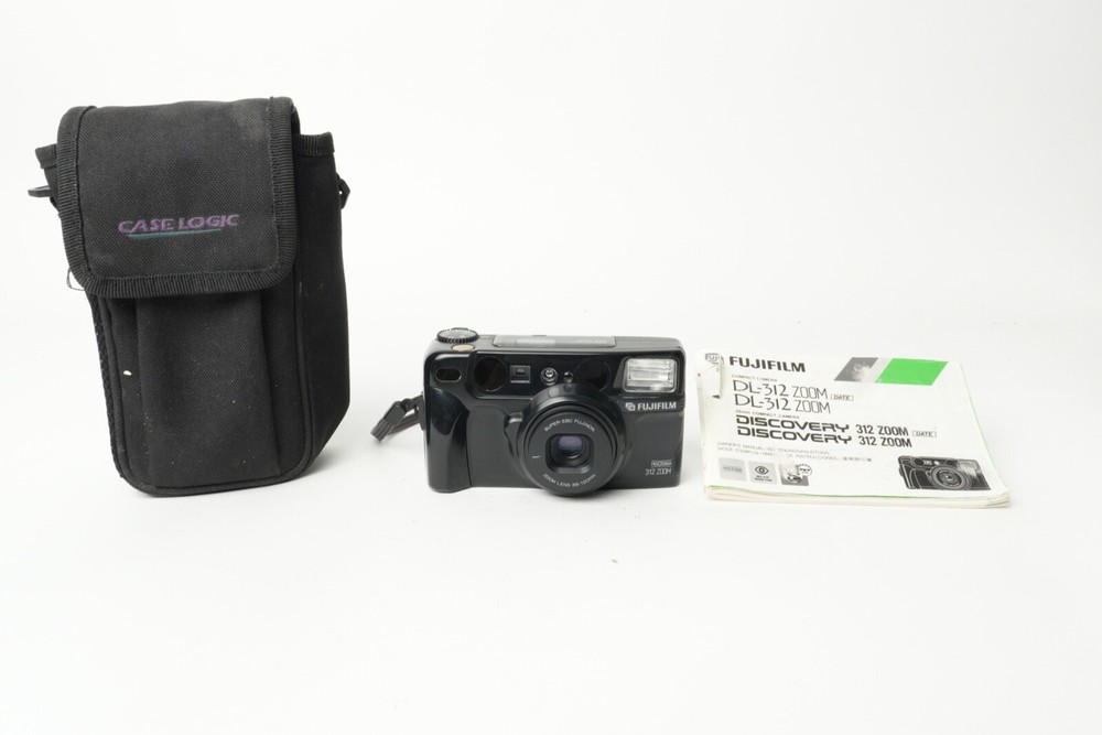 Fujifilm Discovery 312 Zoom Date Panorama 35mm Film Camera Fully Working