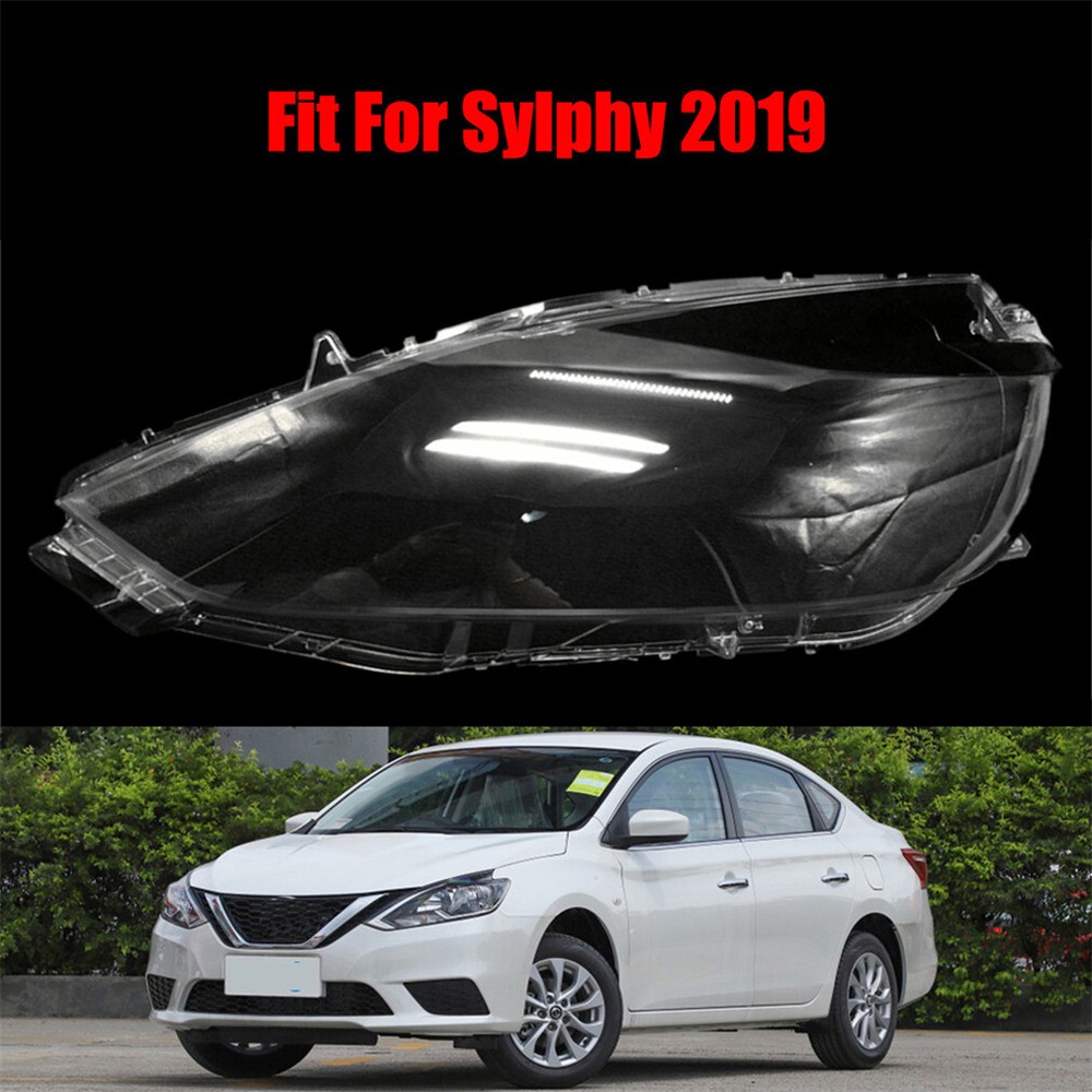 Fit For Nissa Sylphy/Sentra 2019 Headlight Headlamp Clear Lens Left Cover 1Pcs