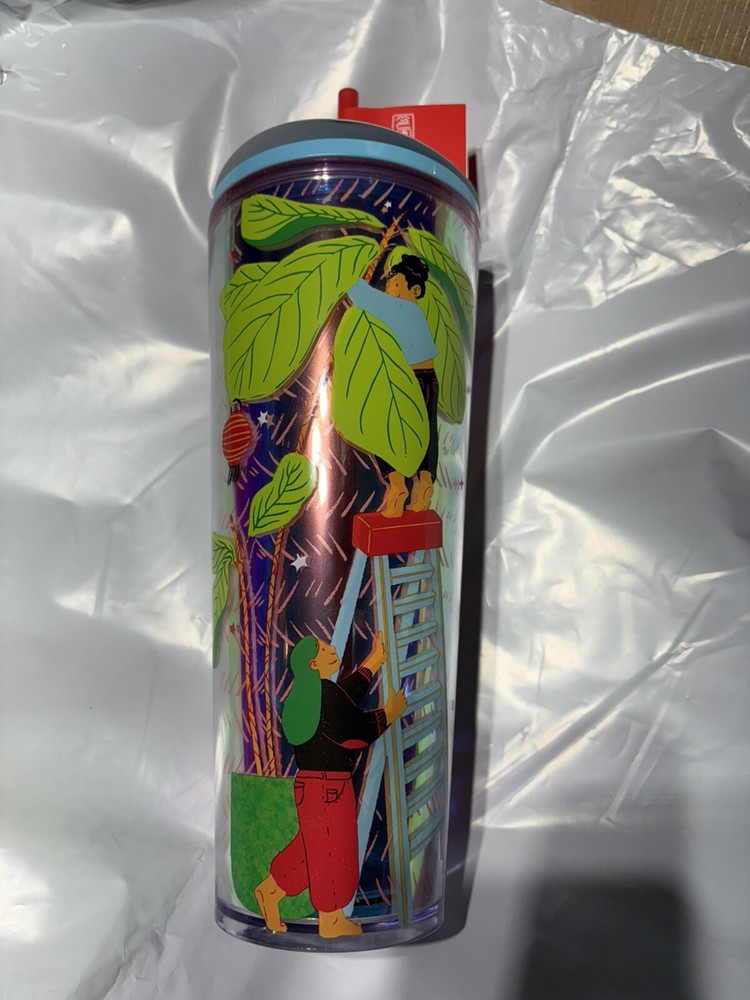 Starbucks Monyee Chau Chinese American Artist Summer Jungle 24oz Tumbler Collab