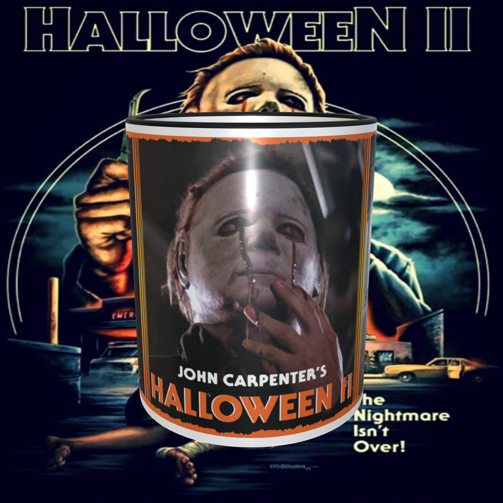 Halloween II  Michael Meyers John Carpenter 11oz  Mug  NEW Dishwasher Safe