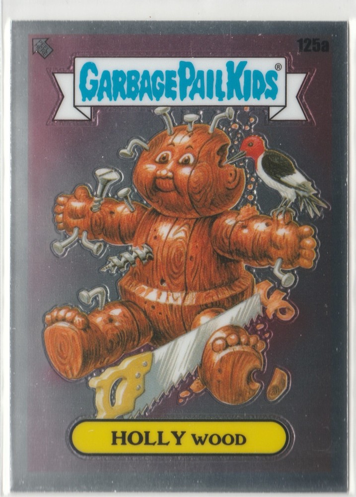 Holly Wood #125a Garbage Pail Kids GPK 2021 Chrome Series 4 CS4 Trading Card