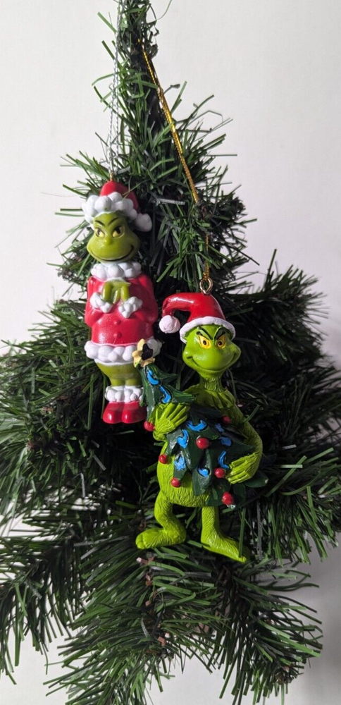 How The Grinch Stole Christmas 4-Inch Ornaments Set of 2