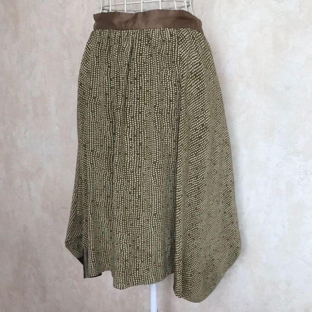 Pas de Calais 100% Silk Flare Skirt Size 38 New Stylish Fashion Piece
