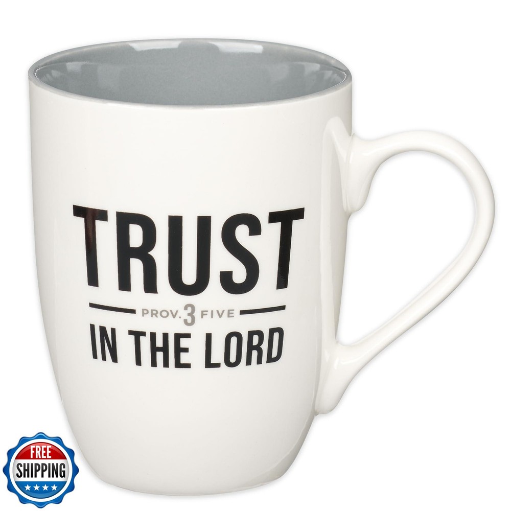 Inspirational Christian Ceramic Coffee Tea Mug for Men Women - Faith-Based Gift