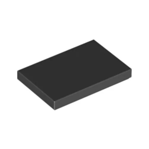 LEGO Parts 2 x 4 Black Tile - Flat Thin Studless 4560182 - 87079 - Qty 10 - NEW