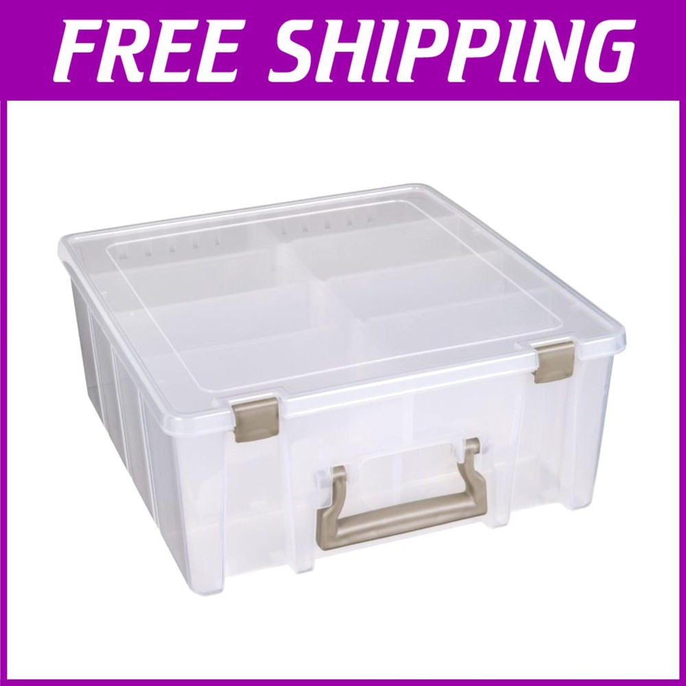 Customizable Craft Organizer - 8 Removable Compartments