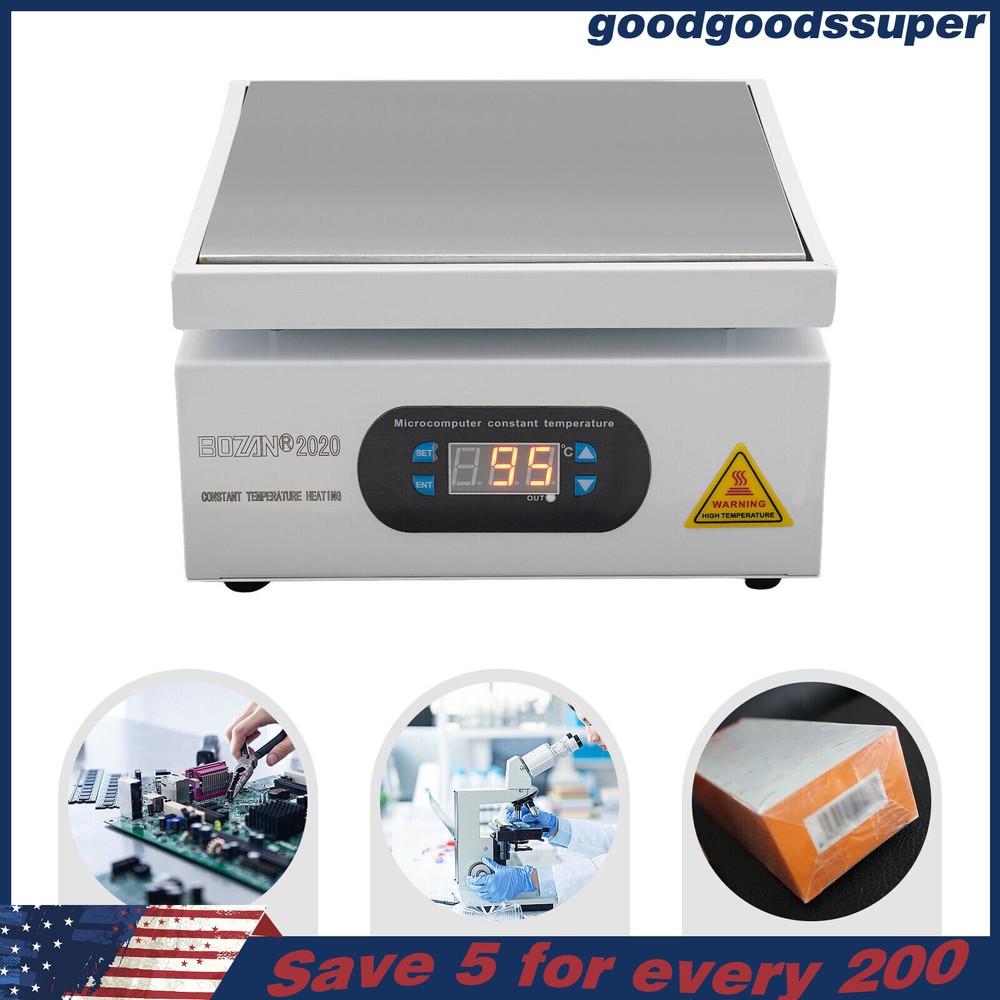 700W 110V Electric Soldering Hot Plate Microcomputer Preheating Welder Hot Plate