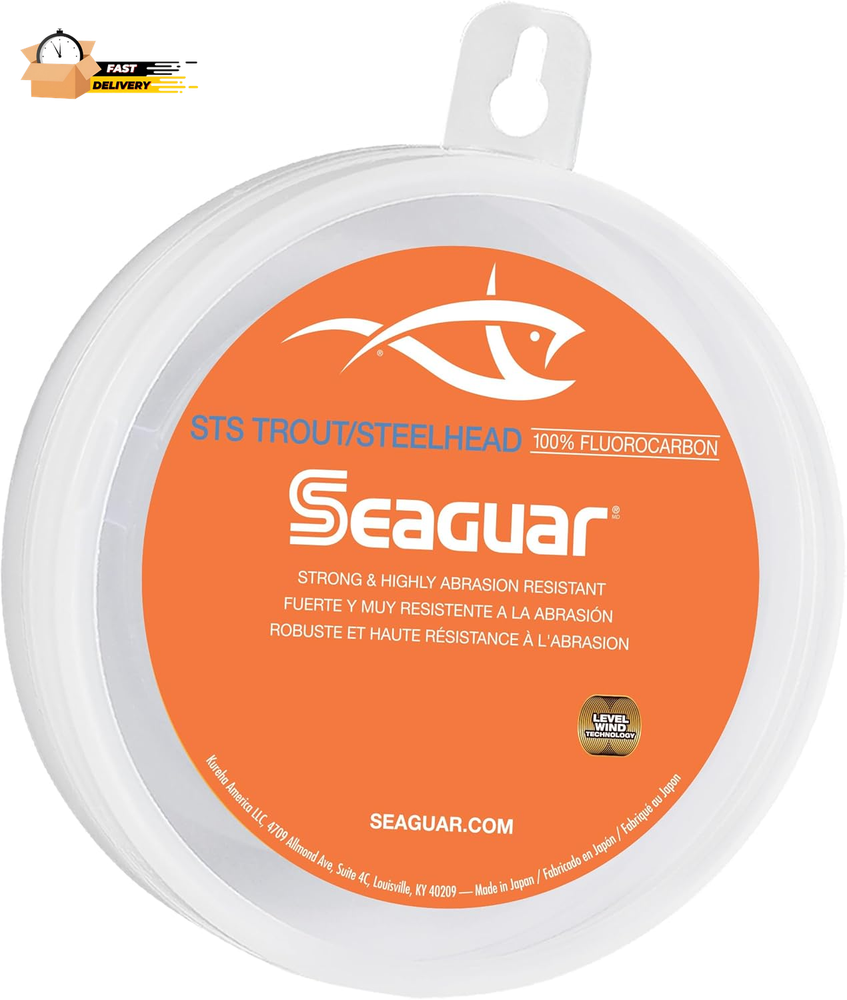 STS Trout & Steelhead Fishing Line, Strong and Abrasion Resistant, Premium 100%