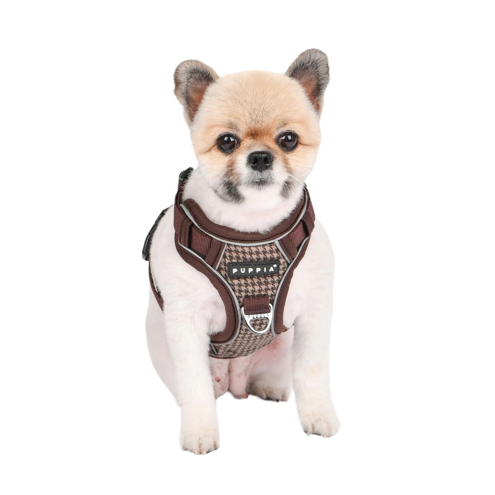 Conall Dog Harness H Houndstooth Pattern Sturdy Adjustable Neck and Chest Ref...
