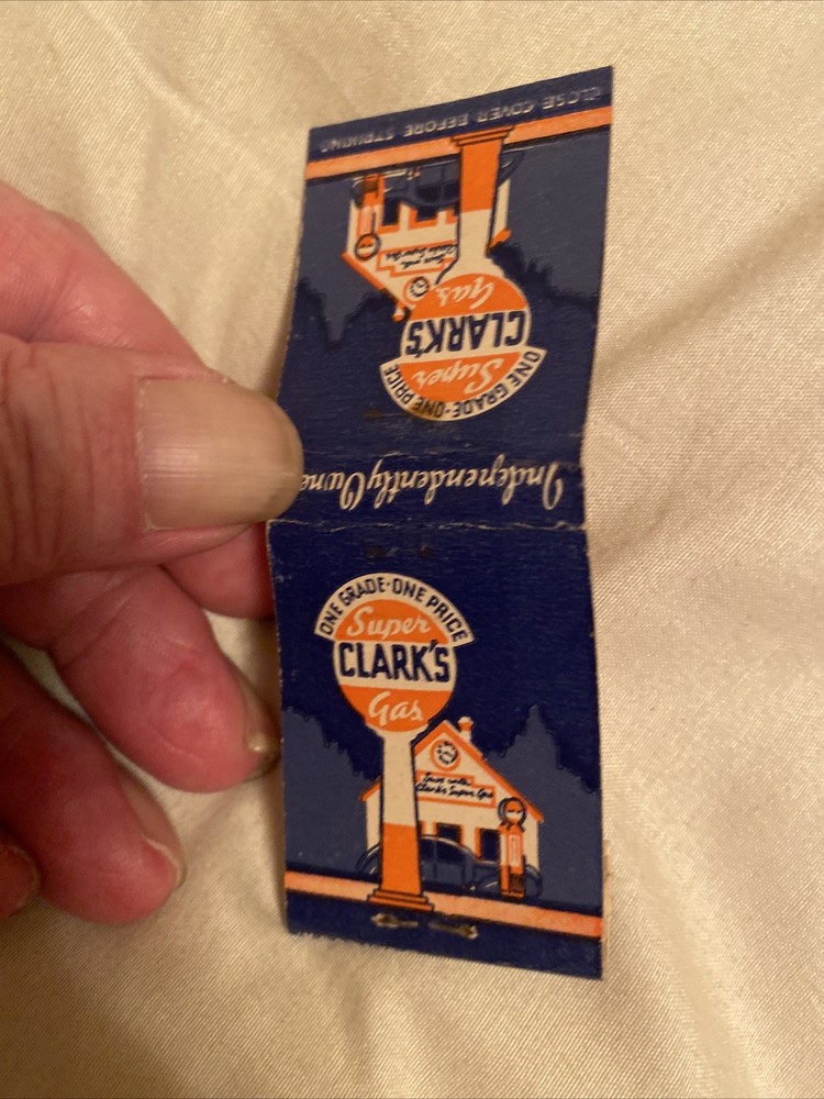 1940-50’s Advertisement Of Clark’s Gas