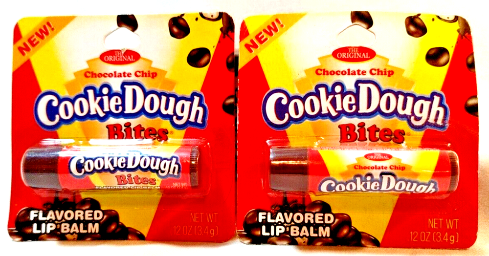 Cookie Dough Bites Lip Balm 2-Pack Moisturizing & Sweetly Scented