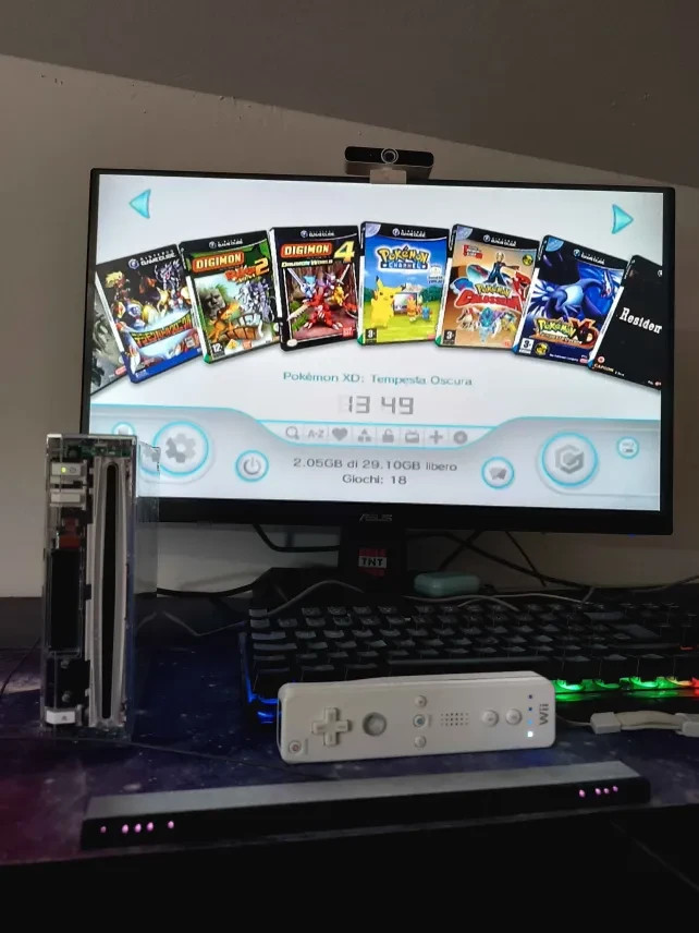 ⭐ Nintendo Wii + Custom Shell, 32GB MicroSD, Homebrew Mod, Games, 3 Controllers