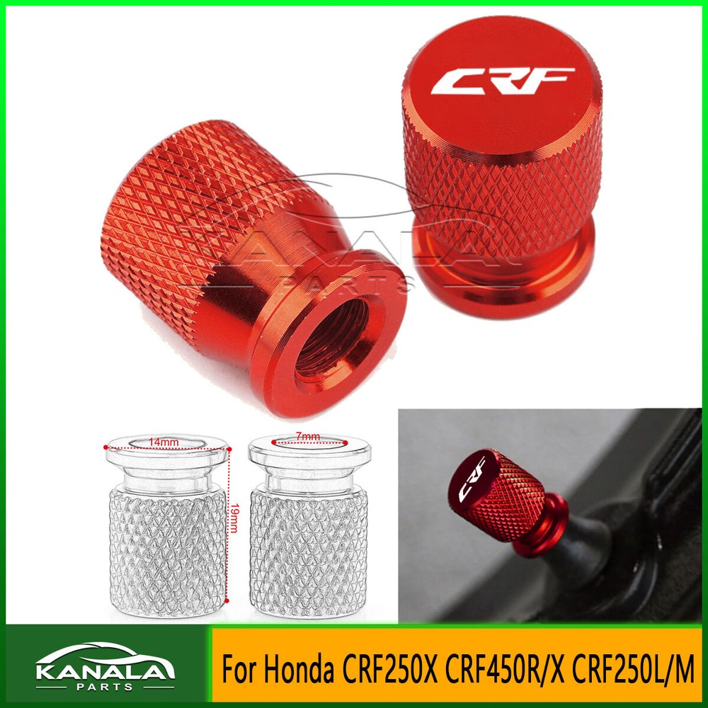 Tire Valve CNC Universal Aluminum Covers For Honda CRF250X CRF450R/X CRF250L/M