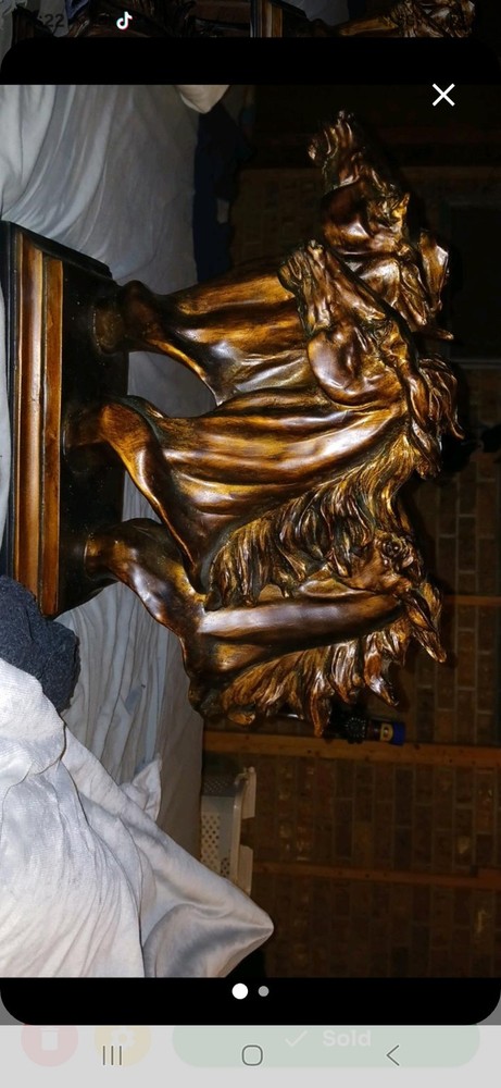 Art Deco Bronze Sculpture Elegant Horse Walking Figurine for Home Decor