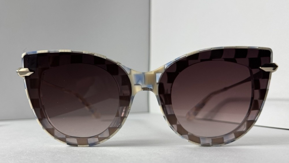 KREWE Laveau Nylon Gingham over Crystal Sunglasses (Discontinued)