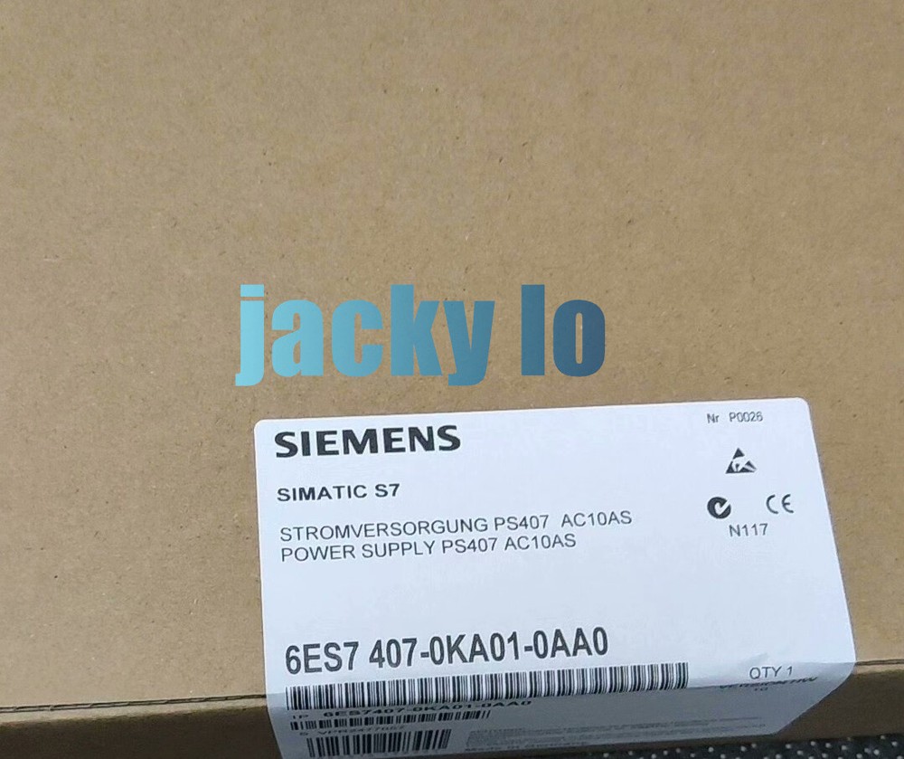 6ES7 407-0KA01-0AA0 NEW SIEMENS 6ES7407-0KA01-0AA0 S7-400 Power supply PS407