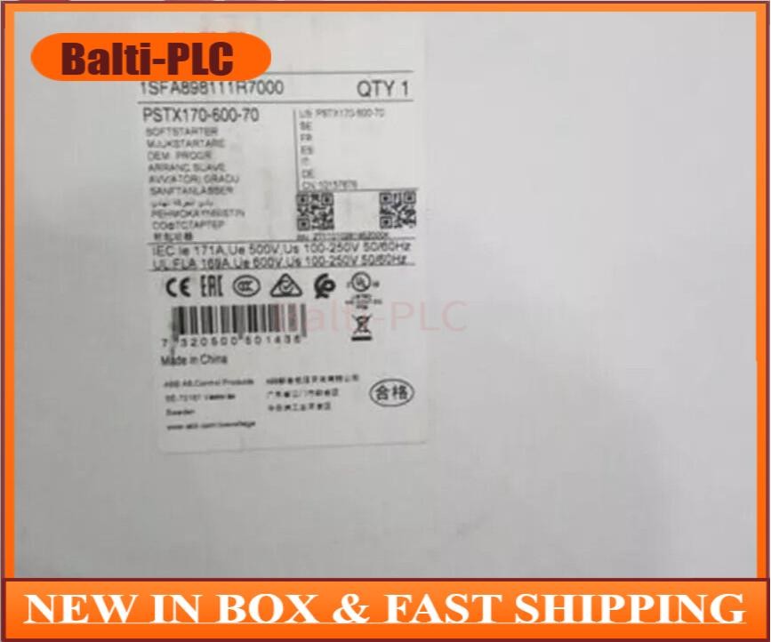 PSTX170-600-70 ABB Soft Starter New In Box Spot Goods！UPS US Free TAX
