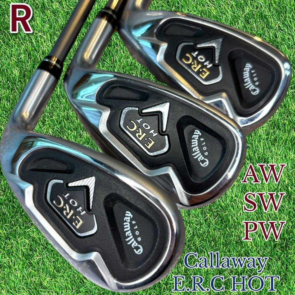 Callaway E.R.C HOT Mens Golf Iron Set 3-PW R Flex Preowned