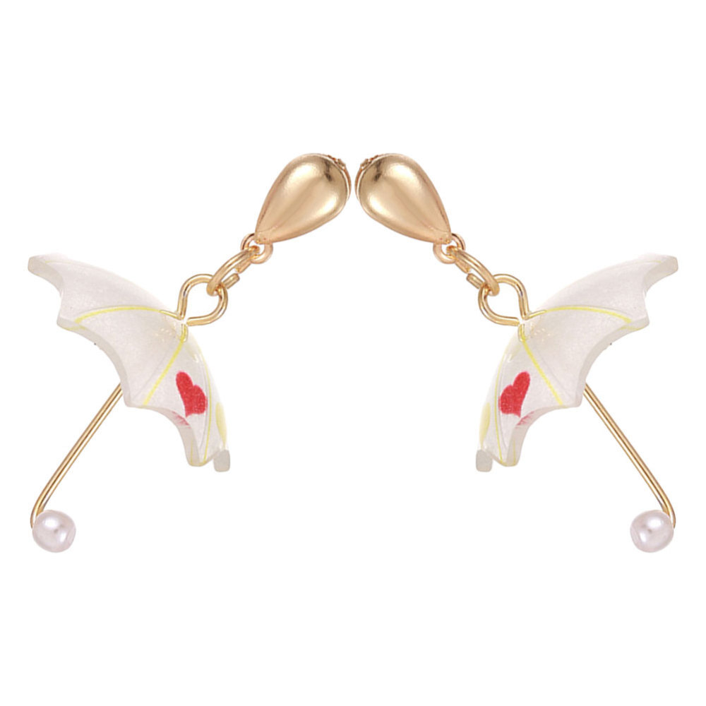 Trendy Stud Earrings for Women Girls with Free Mini Water Bottle Umbrella