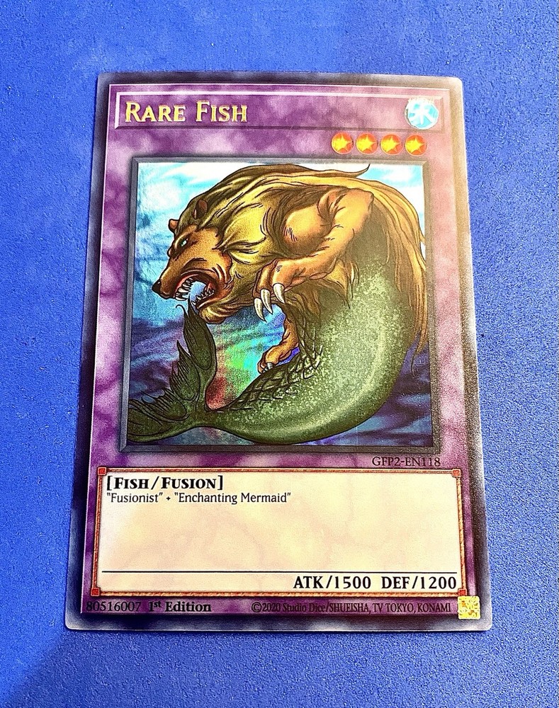 Yughio -Rare Fish- GFP2-EN118 Ultra Rare 1st Edition Near Mint