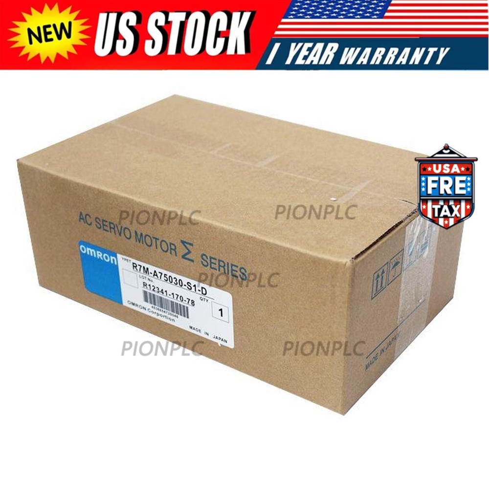 1pcs New Omron Brand New Servo motor R7M-A75030-S1-D Fast Ship  US Free TAX