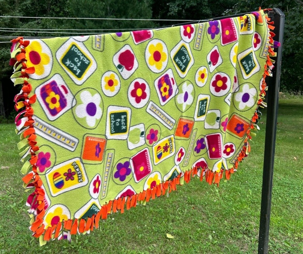 Back To School Homage Throw Blanket-image