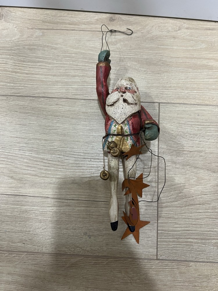 Vintage House of Hatten Santa with Moon and Stars