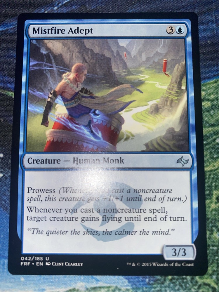 Mistfire Adept Fate Reforged MTG Regular Edition Card