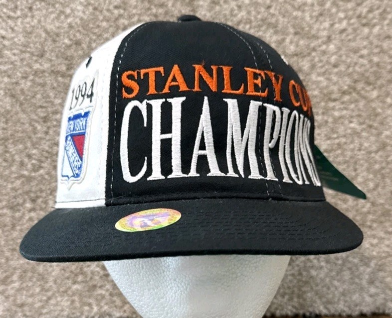 Vintage 90s Starter NHL New York Rangers 1994 Stanley Cup Snapback Hat NEW NWT