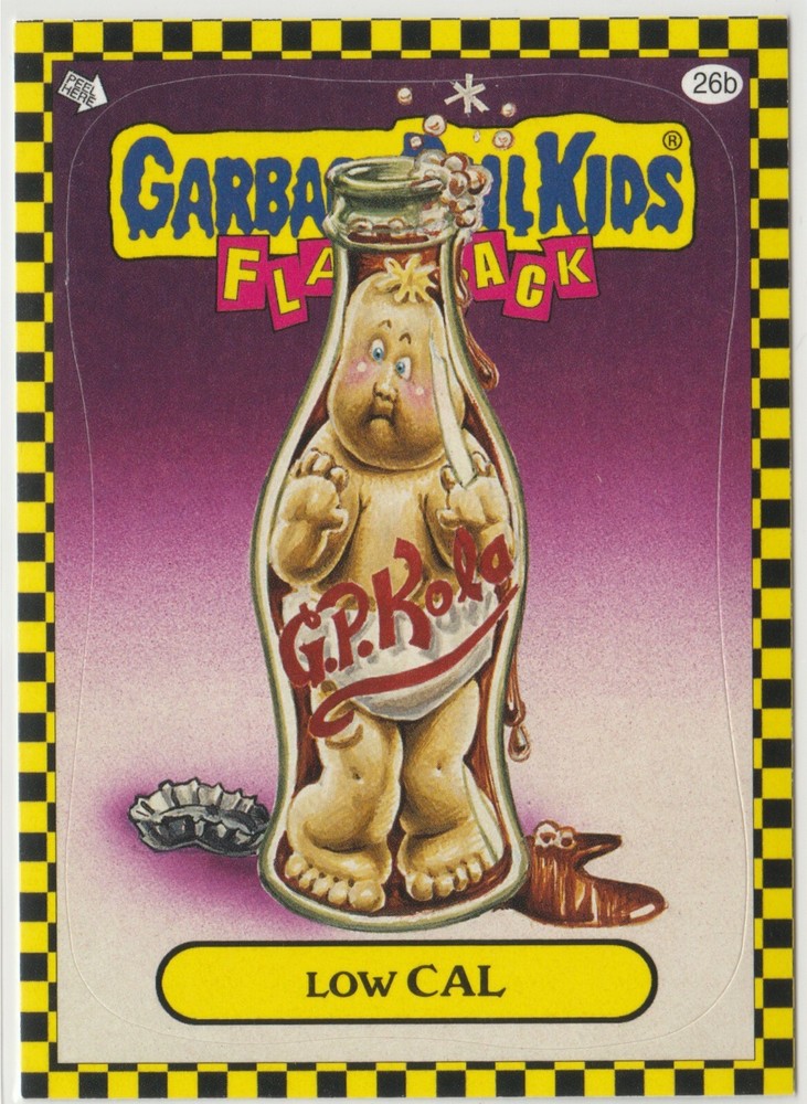 Low Cal #26b Garbage Pail Kids 2010 Flashback Series 1 FB1 GPK