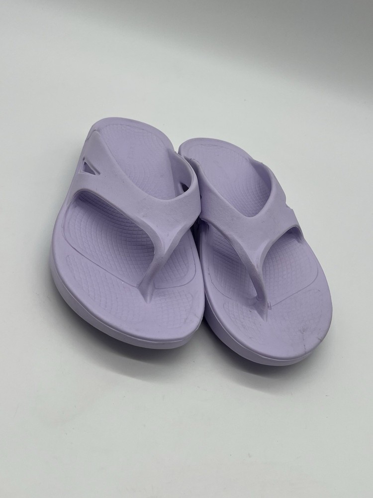 Oofos Original Women’s Size 12 Mens Sz 10 Purple Recovery Thong Flip Flop Sandal