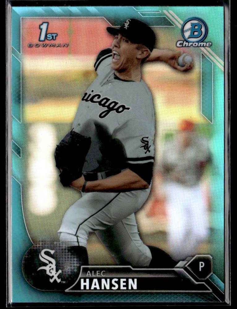 Alec Hansen 2016 Bowman Chrome Draft Sky Blue Refractors #BDC93 SKUJC2682