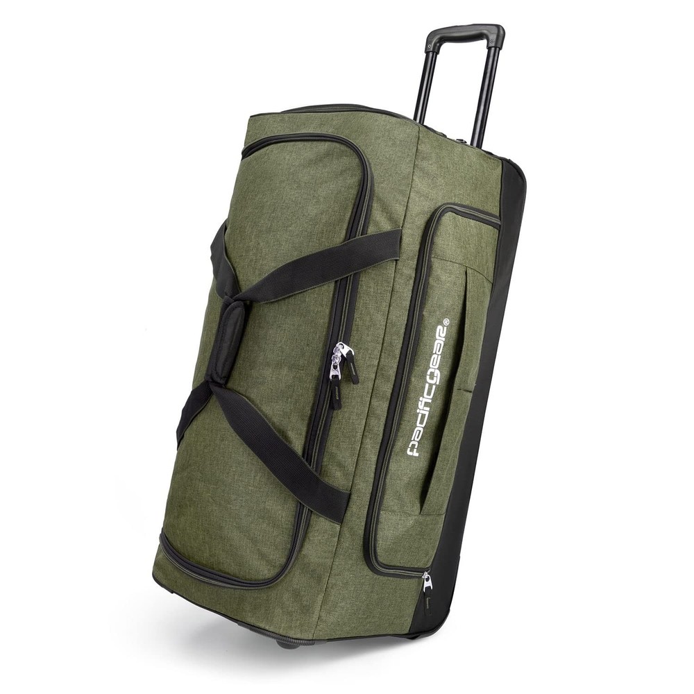 Pacific Gear Large Wheeled Duffel Bag - Rolling Travel Luggage