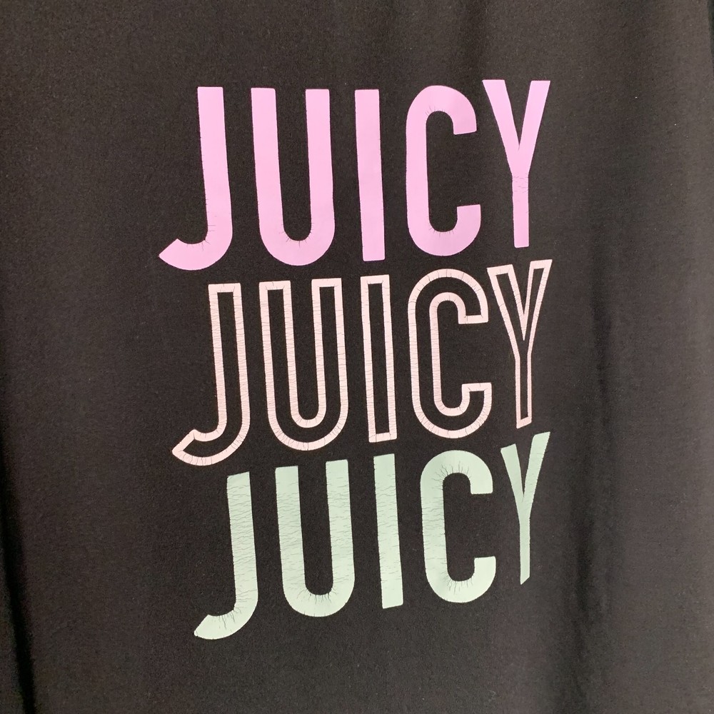 Juicy Couture Women Comfy Cozy Short Sleeve Logo Short Sleeve Sleep Shirt Top 1X