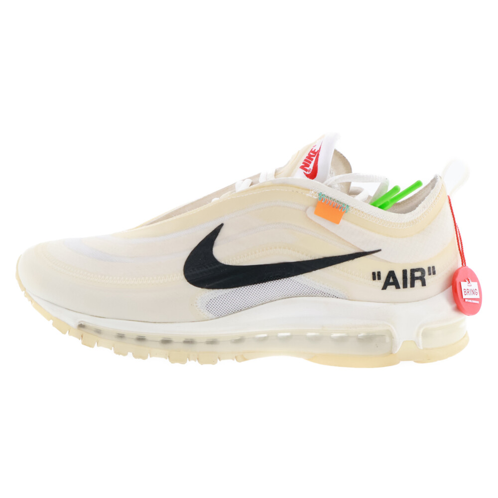 Nike  OFF WHITE THE10 AIR MAX 97 OG  The Ten Air Max Low Sneakers White US8.5