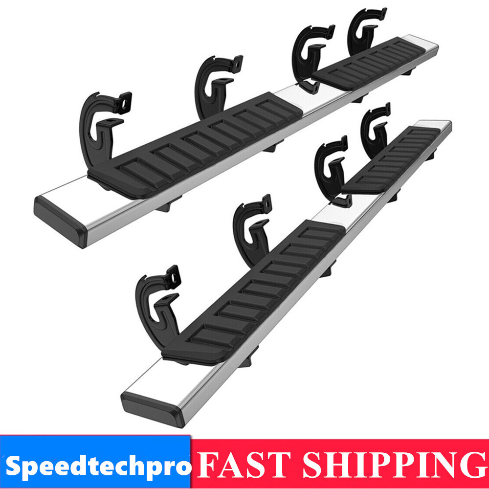 2009-2014 Ford F-150 SuperCrew Cab 6in Running Boards Nerf Side Steps