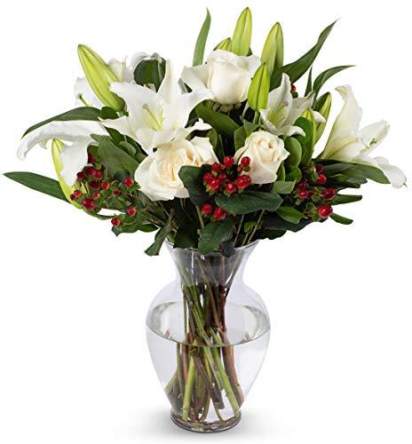 Benchmark Bouquets White Elegance Next Day Prime Delivery Farm Direct Fresh C...-image